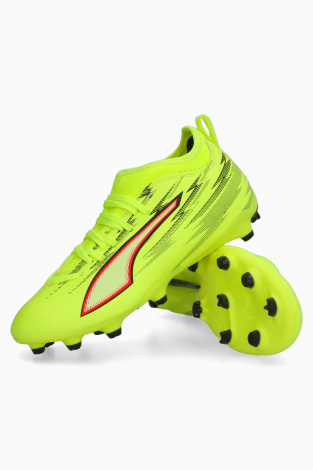 Бутси Puma Ultra 6 Match FG/AG Junior - Лаймовий
