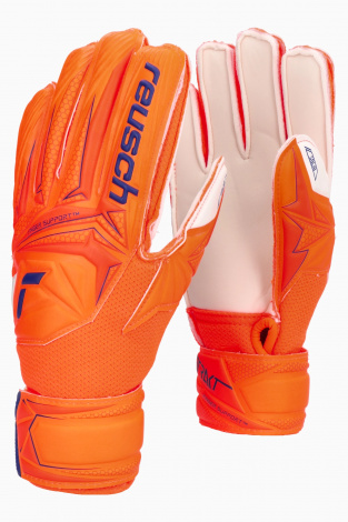 Воротарські рукавиці Reusch Attrakt Solid Finger Support Junior - помаранчевий