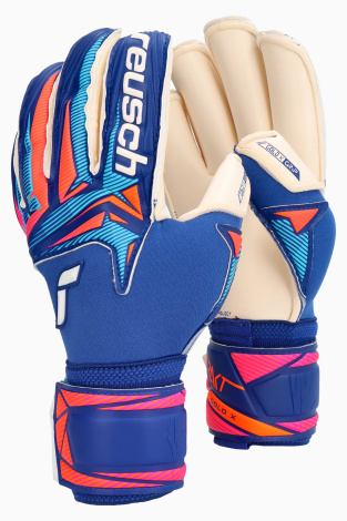 Воротарські рукавички Reusch Attrakt Gold X Roll Finger - синій