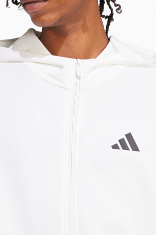 Кофта adidas Future Icons Small Logo Full-Zip - белый