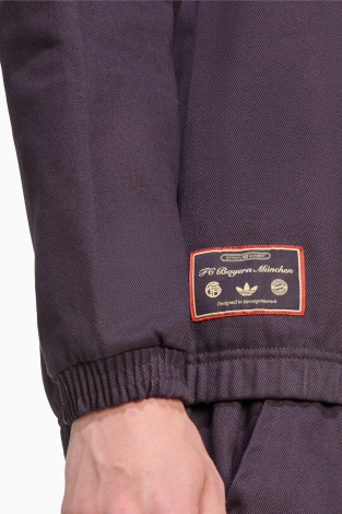 Кофта adidas FC Bayern 25/26 Terrace Icons Drill - фіолетовий
