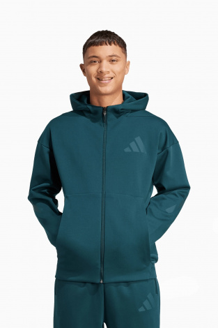 Кофта adidas Z.N.E. Full-Zip - зеленый