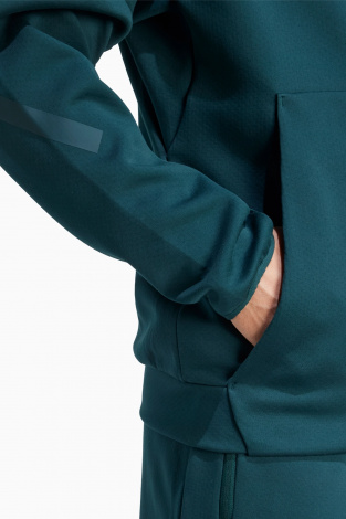 Кофта adidas Z.N.E. Full-Zip - зеленый