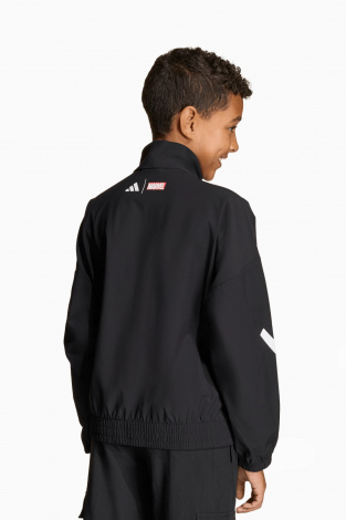 Вітровка adidas Real Madrid x Marvel 25/26 Z.N.E. Anthem Junior - чорний