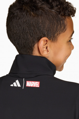Вітровка adidas Real Madrid x Marvel 25/26 Z.N.E. Anthem Junior - чорний