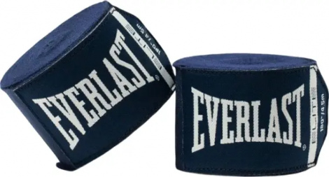 Бинты боксерские Everlast ELITE HANDWRAPS темно-синие (457,2 см) P00003326