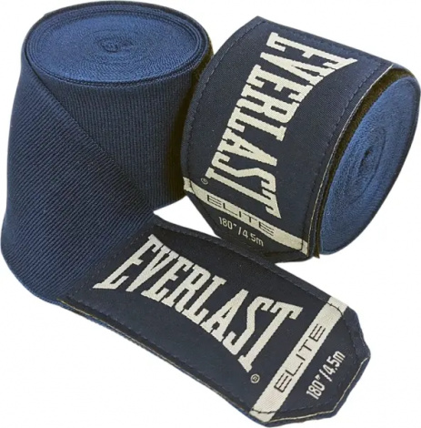 Бинты боксерские Everlast ELITE HANDWRAPS темно-синие (457,2 см) P00003326