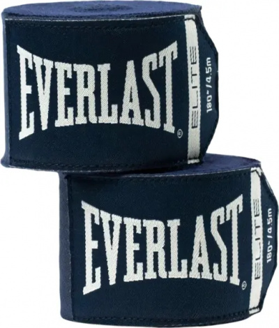 Бинты боксерские Everlast ELITE HANDWRAPS темно-синие (457,2 см) P00003326