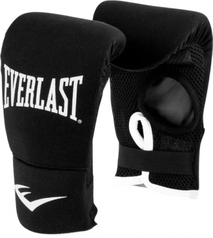 Перчатки боксерские Everlast CORE SLIP ON BOXING GLOVE черные P00002674