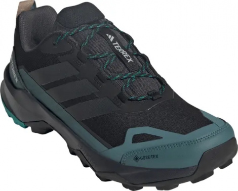 Кросівки для хайкінгу Adidas TERREX SKYCHASER AX5 GORE-TEX чорно-темно-бірюзові JQ2209