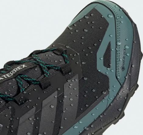 Кросівки для хайкінгу Adidas TERREX SKYCHASER AX5 GORE-TEX чорно-темно-бірюзові JQ2209