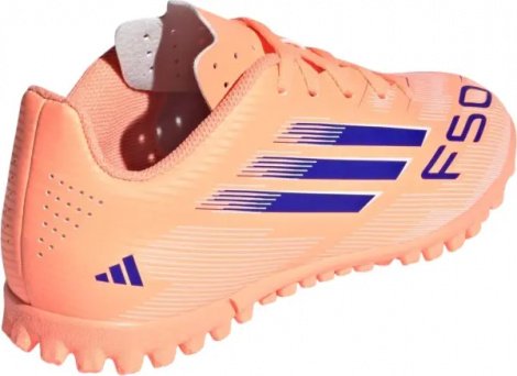 Сороконіжки (шиповки) дитячі Adidas F50 CLUB TF персиково-сині JI0040