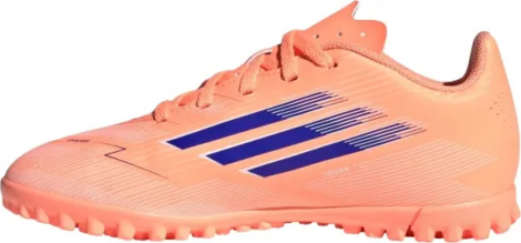 Сороконіжки (шиповки) дитячі Adidas F50 CLUB TF персиково-сині JI0040