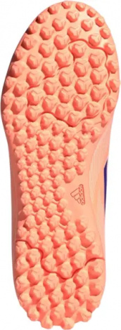 Сороконіжки (шиповки) дитячі Adidas F50 CLUB TF персиково-сині JI0040