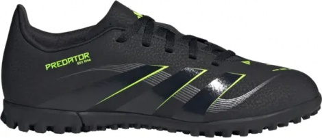 Сороконожки (шиповки) детские Adidas PREDATOR CLUB TF черно-салатовые JH8863