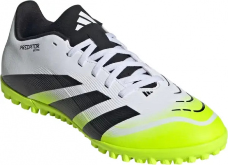 Сороконіжки (шиповки) Adidas PREDATOR CLUB TF біло-чорно-лаймові JH8854