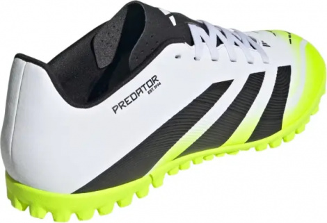 Сороконіжки (шиповки) Adidas PREDATOR CLUB TF біло-чорно-лаймові JH8854