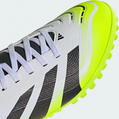 Сороконіжки (шиповки) Adidas PREDATOR CLUB TF біло-чорно-лаймові JH8854