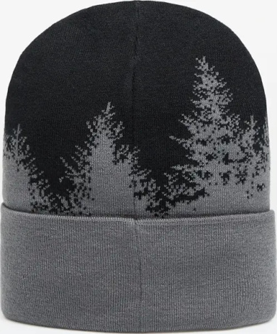 Шапка Nike JORDAN PEAK BEANIE сіро-чорна HV1077-068