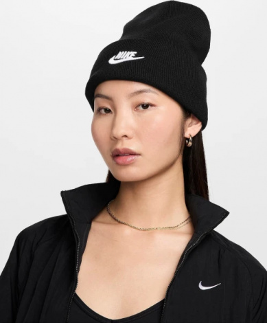Шапка Nike PEAK FUTURA BEANIE чорна HF0186-010