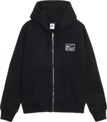 Толстовка Nike STÜSSY FLEECE черная FJ9175-010