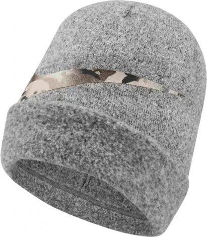 Шапка Nike THERMA BEANIE CUFFED SWOOSH сіра DO8170-355