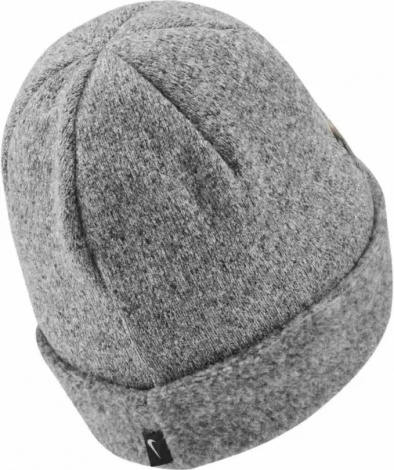 Шапка Nike THERMA BEANIE CUFFED SWOOSH сіра DO8170-355
