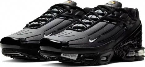 Кросівки Nike AIR MAX PLUS III чорно-сірі CJ9684-002