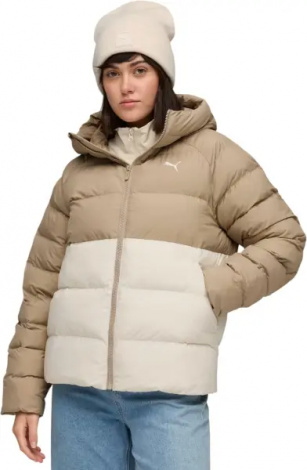 Куртка жіноча Puma MONO HOODED JACKET світло-коричнево-бежева 68838587