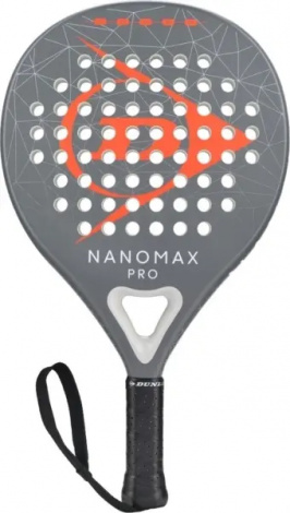 Ракетка для падл-тенісу Dunlop PRT NANOMAX PRO 2026 сіро-помаранчева 10370747