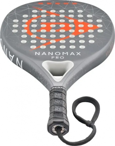 Ракетка для падл-тенісу Dunlop PRT NANOMAX PRO 2026 сіро-помаранчева 10370747