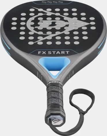 Ракетка для падл-тенісу Dunlop PRT FX START 2026 чорно-блакитна 10370745