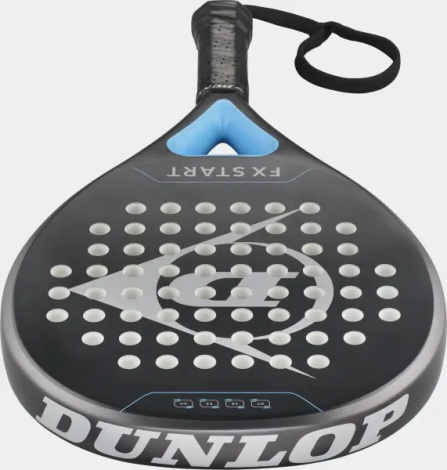 Ракетка для падл-тенісу Dunlop PRT FX START 2026 чорно-блакитна 10370745