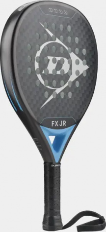 Ракетка для падл-тенниса детская Dunlop FX JUNIOR 2026 черно-голубая 10370738