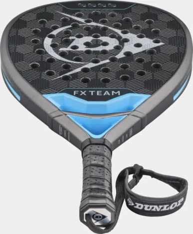 Ракетка для падл-тенниса Dunlop FX TEAM 2026 черно-голубая 10370736