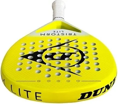 Ракетка для падл-тенниса Dunlop TRISTORM LITE 2025 желто-белая 10359947