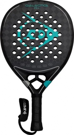 Ракетка для падл-тенісу Dunlop GALACTICA PRO 2025 чорно-темно-бірюзова 10359940