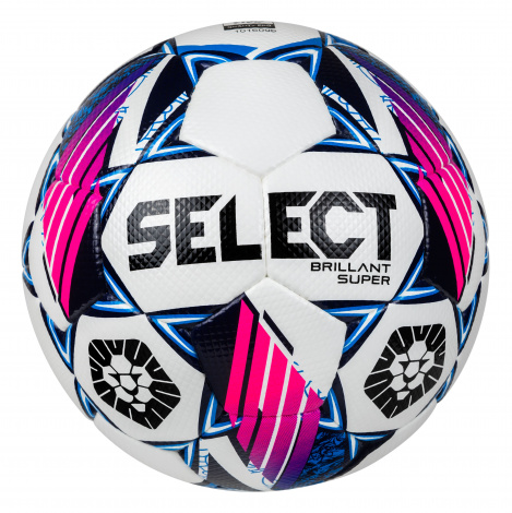 Футбольный мяч Select BRILLANT SUPER V24 (FIFA QUALITY PRO) бело-сине-розовый