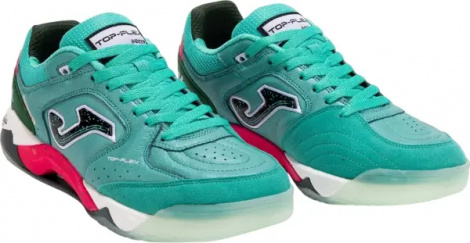 Футзалки (бампы) Joma TOP FLEX PLUS бирюзово-розово-темно-зеленые TOUW2515IN