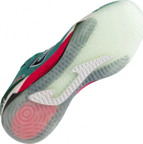 Футзалки (бампы) Joma TOP FLEX PLUS бирюзово-розово-темно-зеленые TOUW2515IN