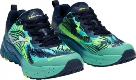 Кроссовки для трейлраннинга Joma TR-8 бирюзово-темно-сине-салатовые TKTR8S2517