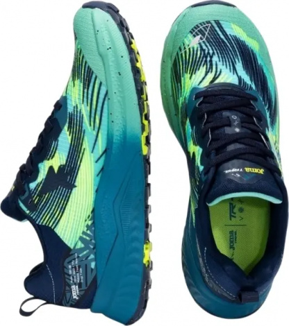 Кроссовки для трейлраннинга Joma TR-8 бирюзово-темно-сине-салатовые TKTR8S2517