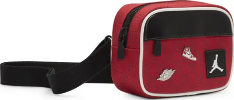 Сумка через плече Nike JORDAN 23 MONOGRAM червоно-чорна MA0981-H15