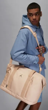 Сумка спортивна Nike JORDAN DUFFLE BAG 40L бежева MA0900-XA3
