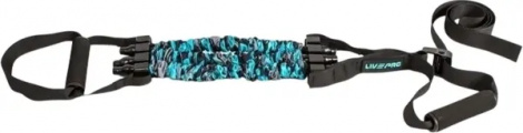Еспандер LivePro PULL-UP AUXILIARY BELT блакитно-сіро-чорний LP8428