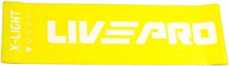 Еспандер-петля LivePro FITNESS BAND X-LIGHT жовтий LP8415-XL