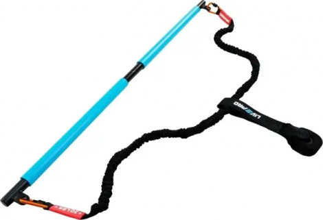 Тренажер для функціонального тренінгу LivePro RESISTANCE BAR SET блакитно-чорний LP8400