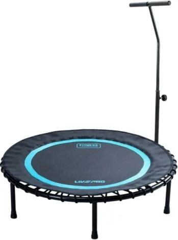Батут с ручкой LivePro TRAMPOLINE WITH HANDLE черно-голубой LP8250B