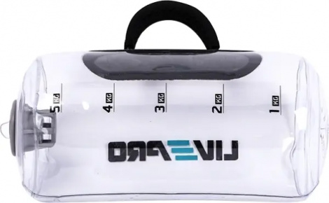 Болгарський аквамішок LivePro TRAINING WATER BAG 5 кг прозорий LP8125
