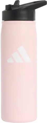 Пляшка для води Adidas METAL STRAW 600 мл світло-рожева KC6411